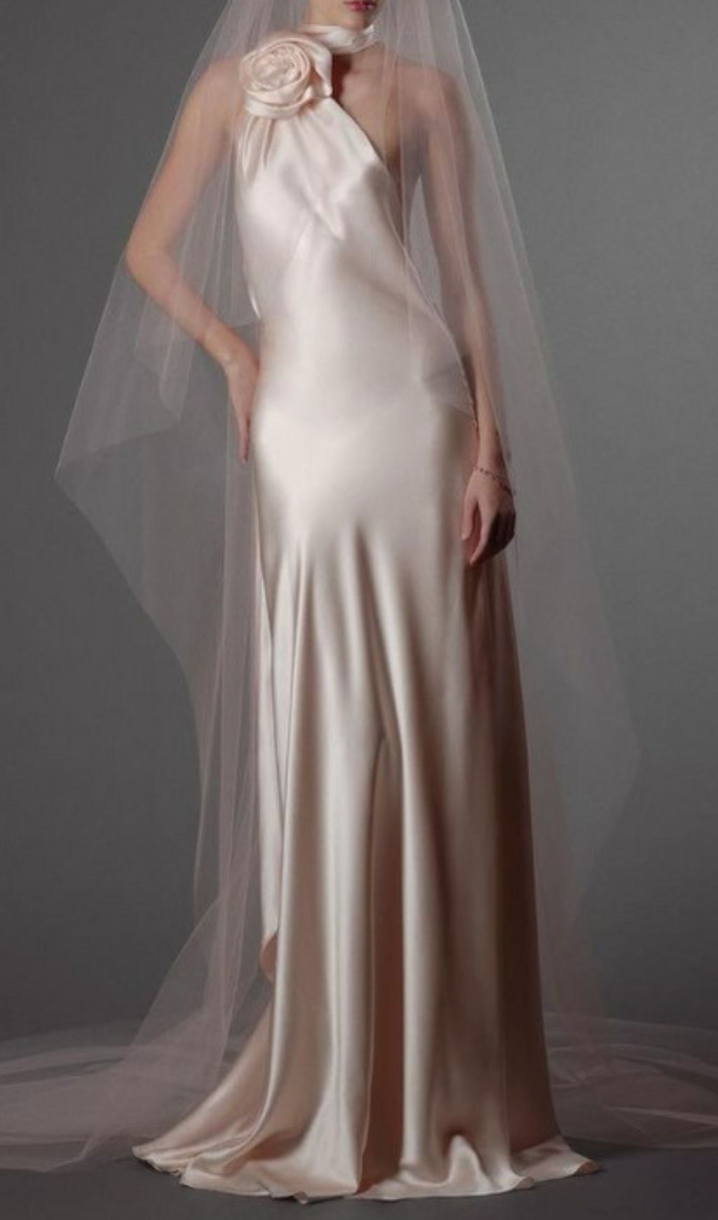 Carmelo Pink Flower Halter Maxi Dress