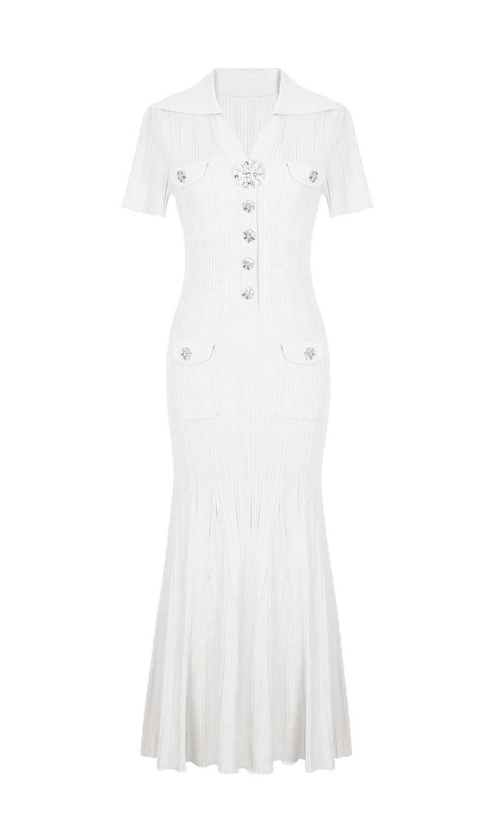 Ernst Lapel Knit Dress