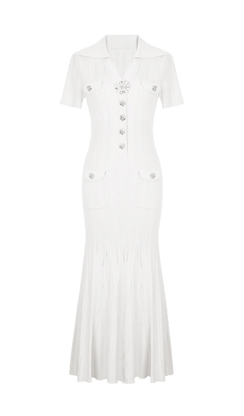 Ernst Lapel Knit Dress