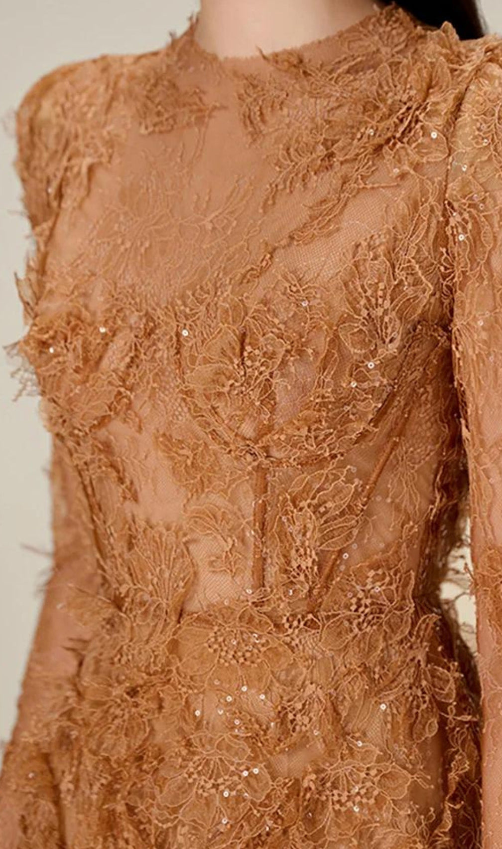 Adri Lace Embroidery Mini Dress