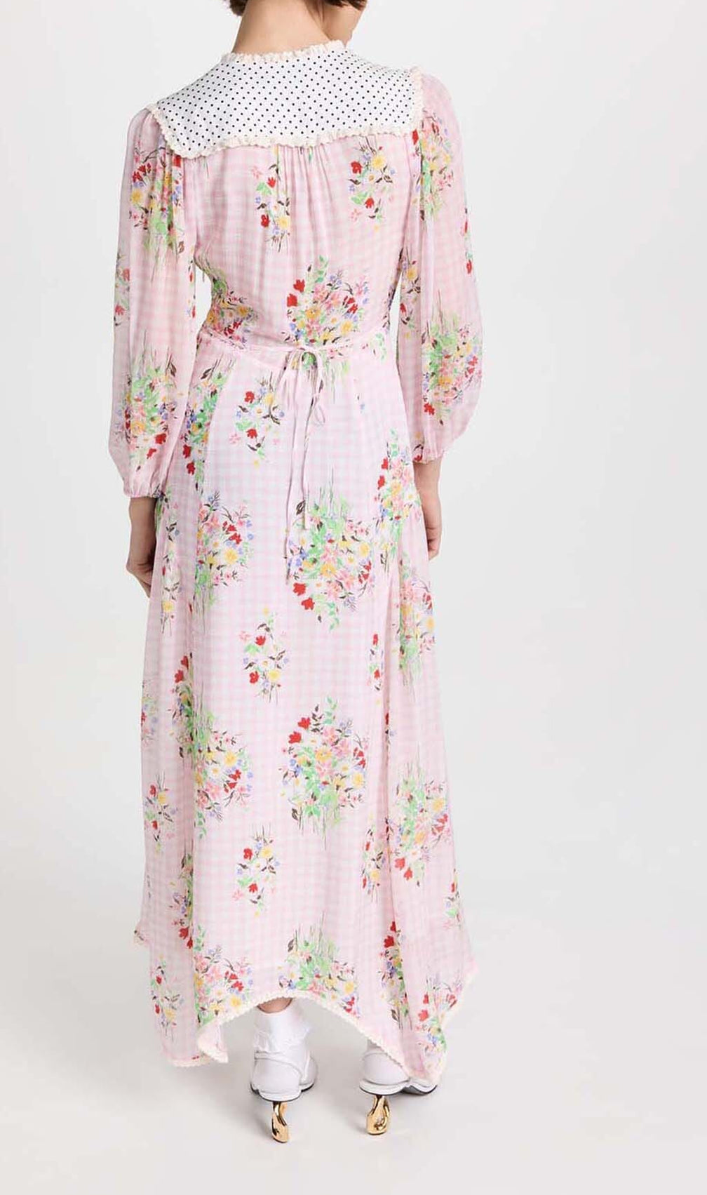 Floral Print Maxi Dress In Pink