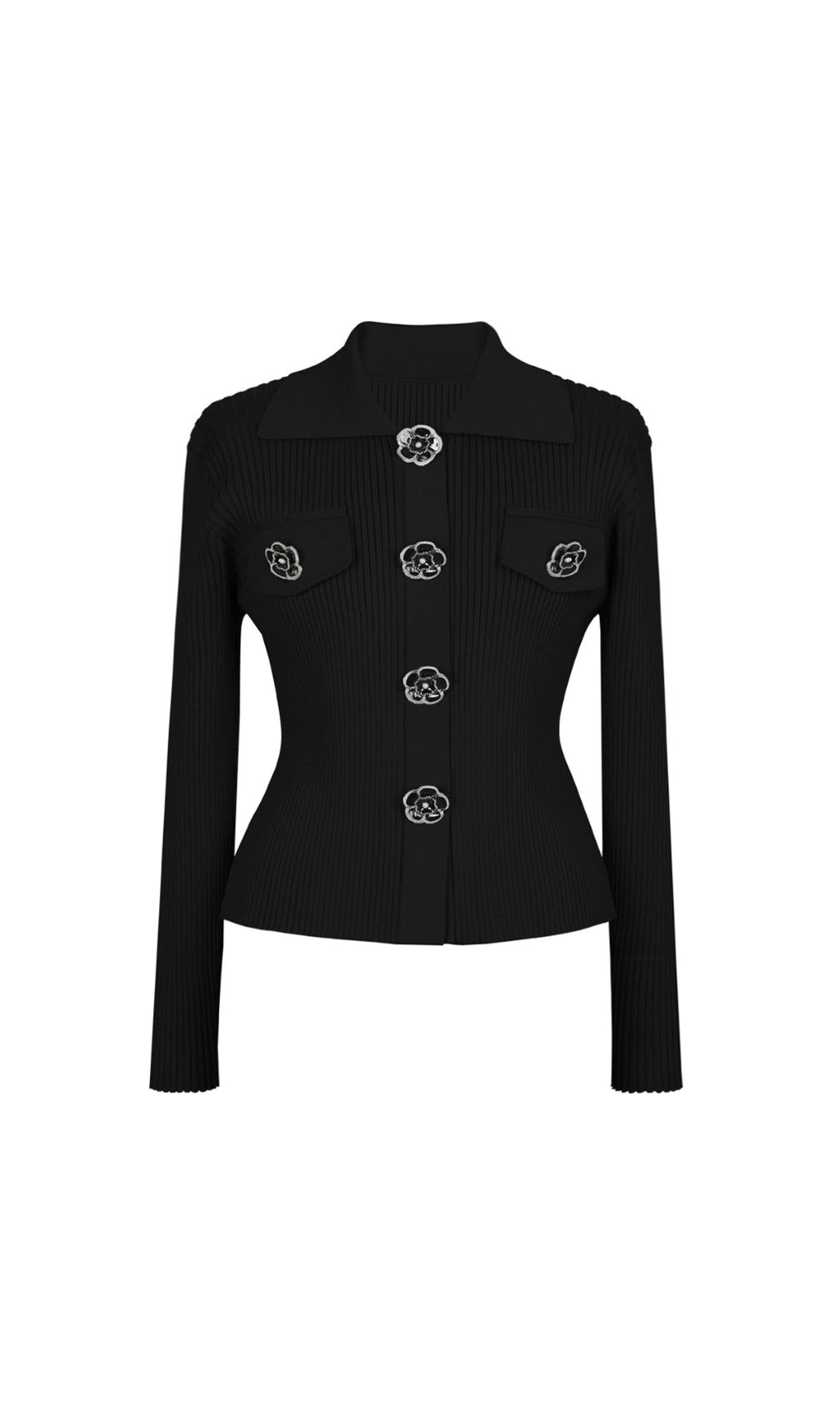 Eiko Flower Embellished Cardigan