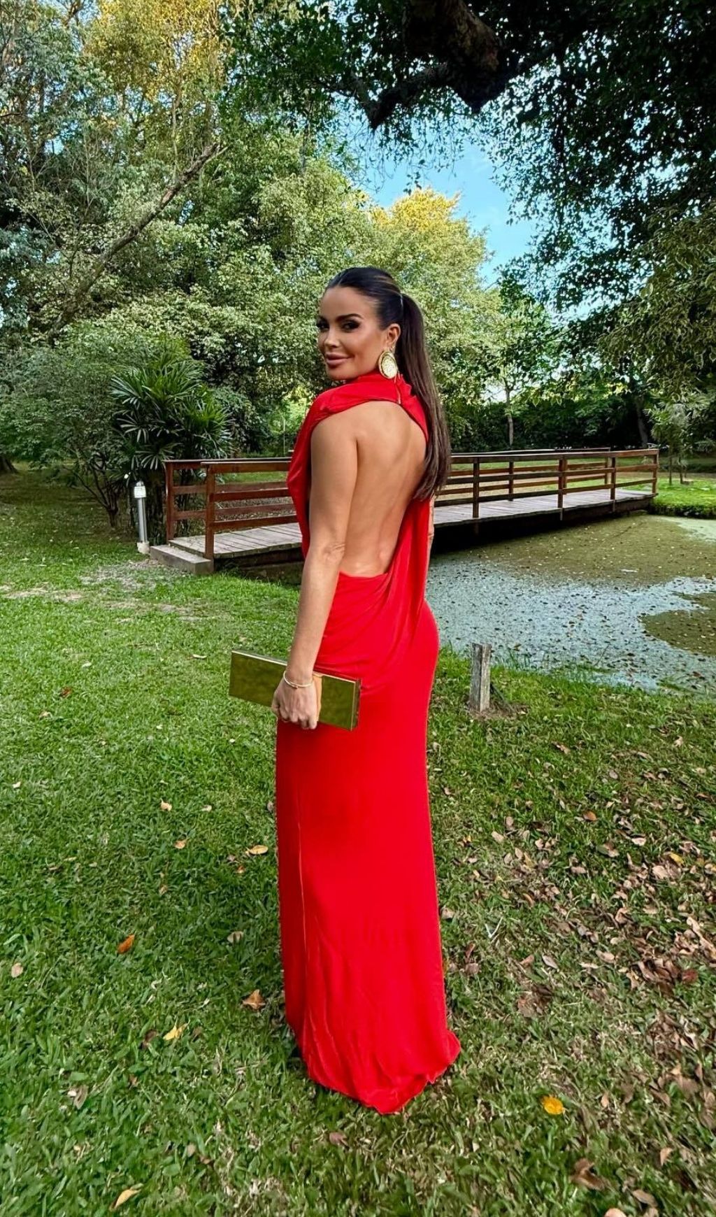 Kateisha Red Backless Maxi Gown - Elegant Sleeveless Evening & Gala Dress