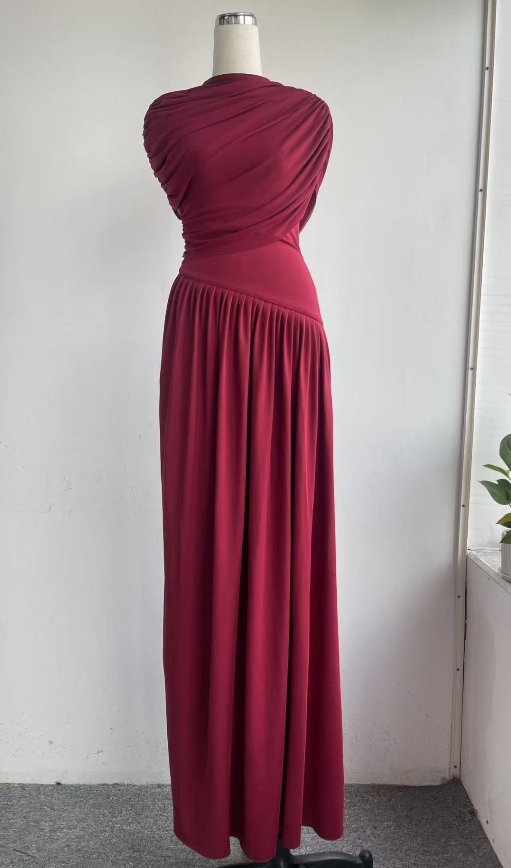 Haylie Pleated Maxi Dress