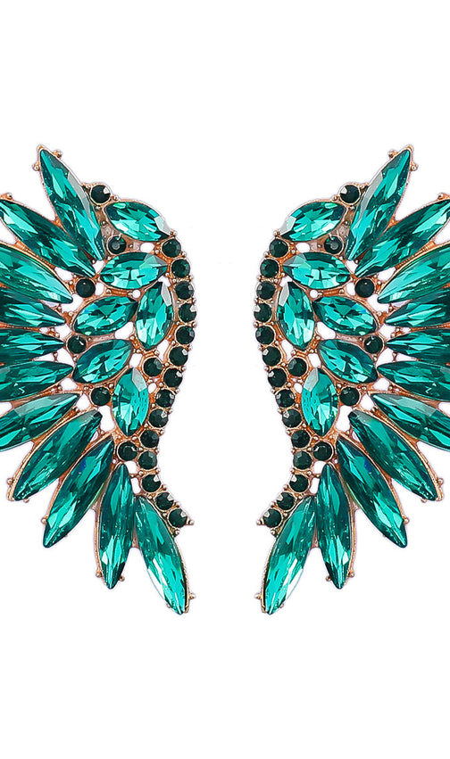 Rainbow Rhinestone Earrings