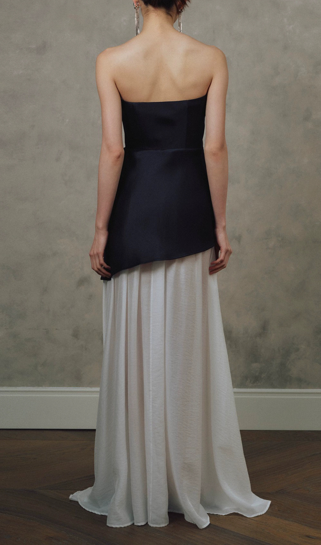 Giana Strapless Patchwork Maxi Dress