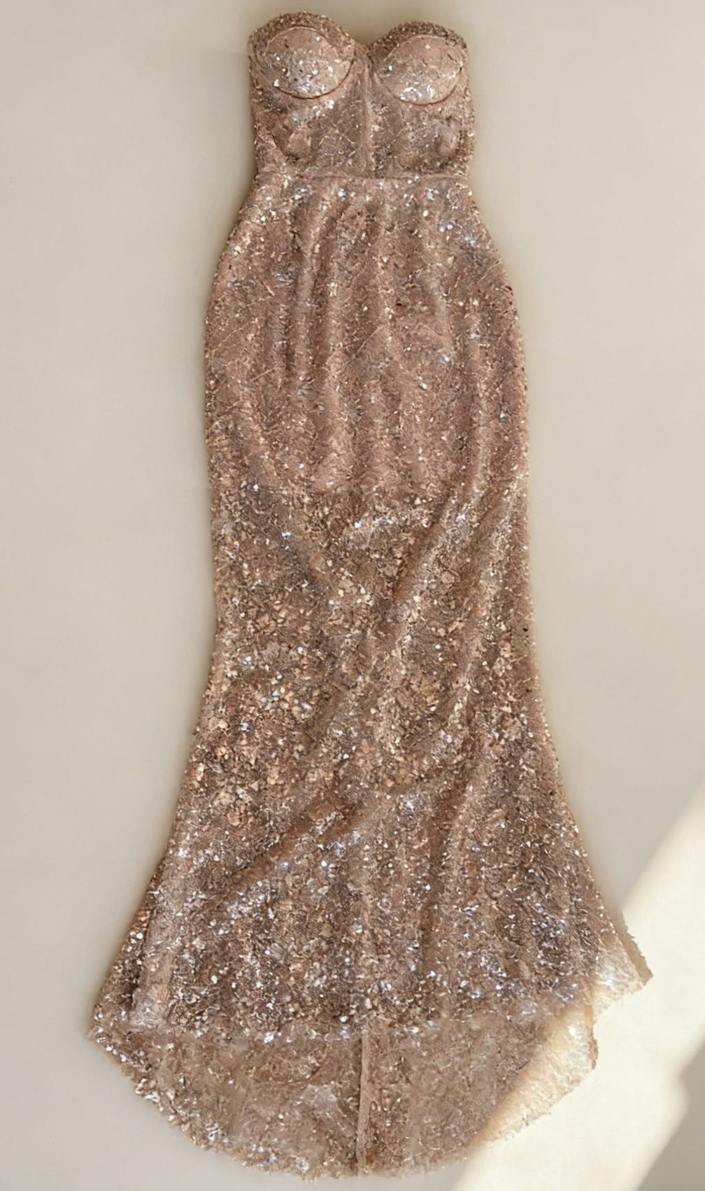 The Jair Strapless Sequin Gown: Dazzling Elegance & Red Carpet Glamour