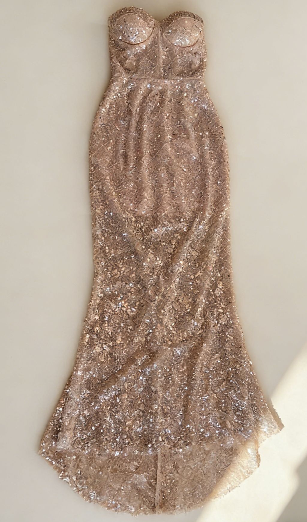 The Jair Strapless Sequin Gown: Dazzling Elegance & Red Carpet Glamour