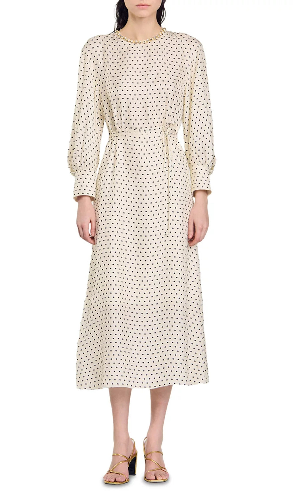 Philosophie Dot Print Midi Dress