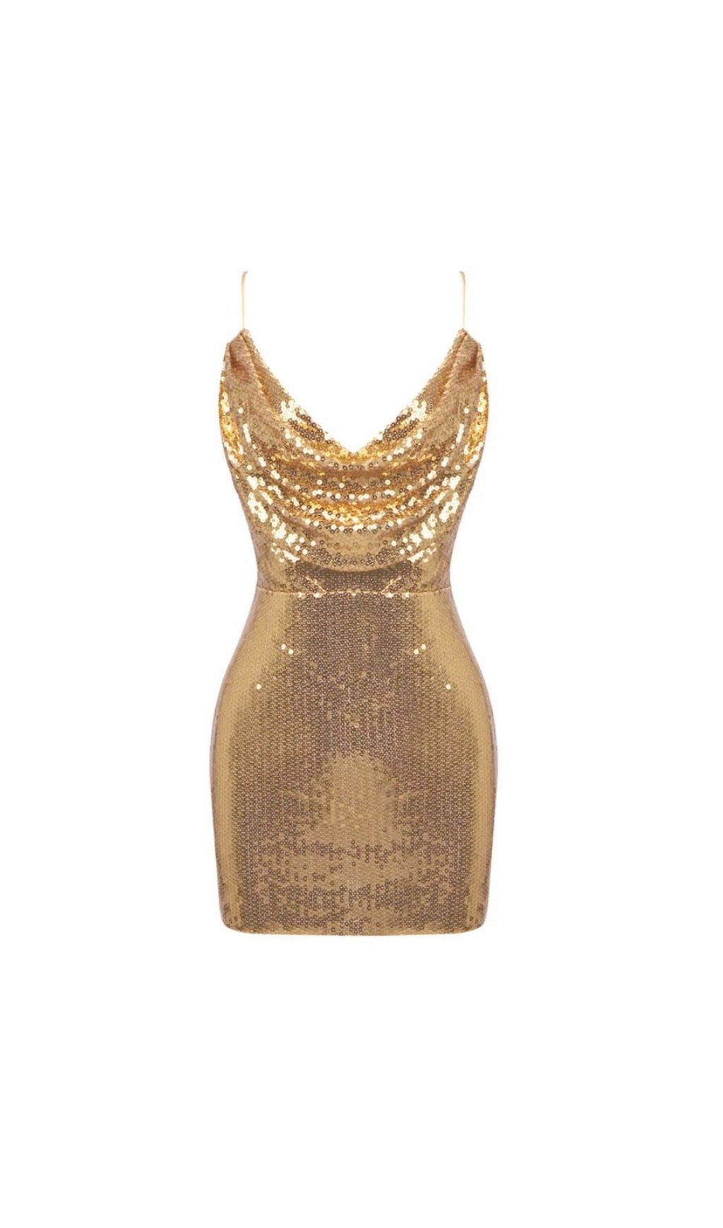 Lloyd Spaghetti Sequin Mini Dress