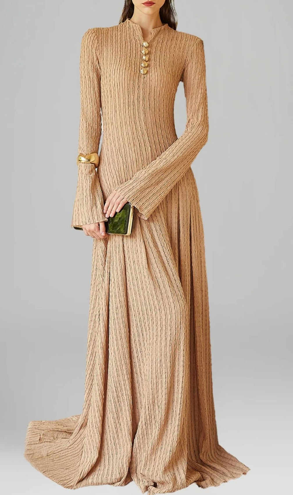Lacie Flared Sleeve Maxi Dress