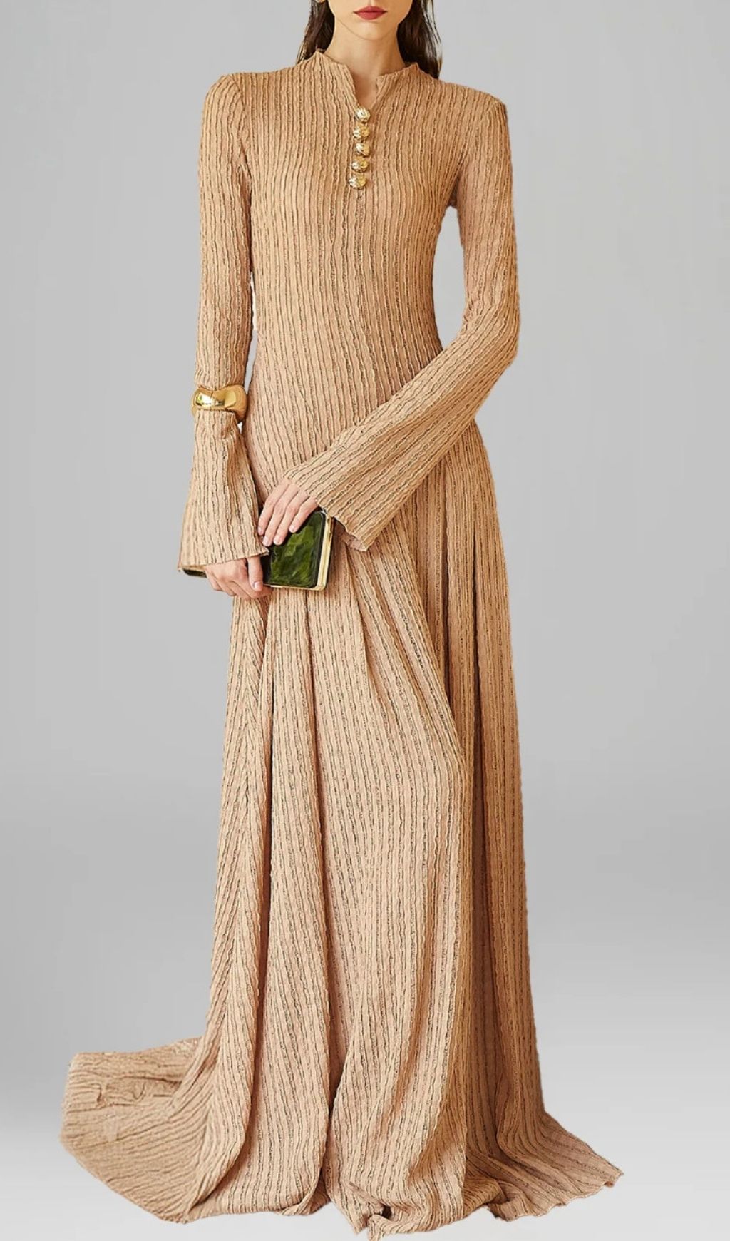 Lacie Flared Sleeve Maxi Dress
