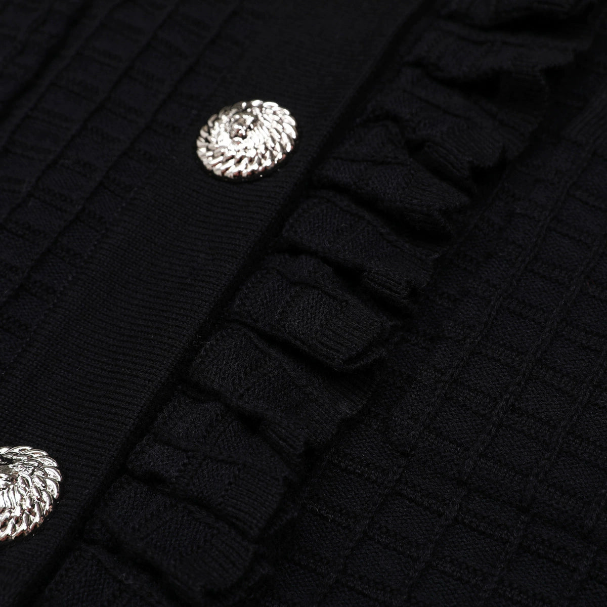 Julie Chic Flared Sleeve Knit Cardigan – Elegant Button-Front Style