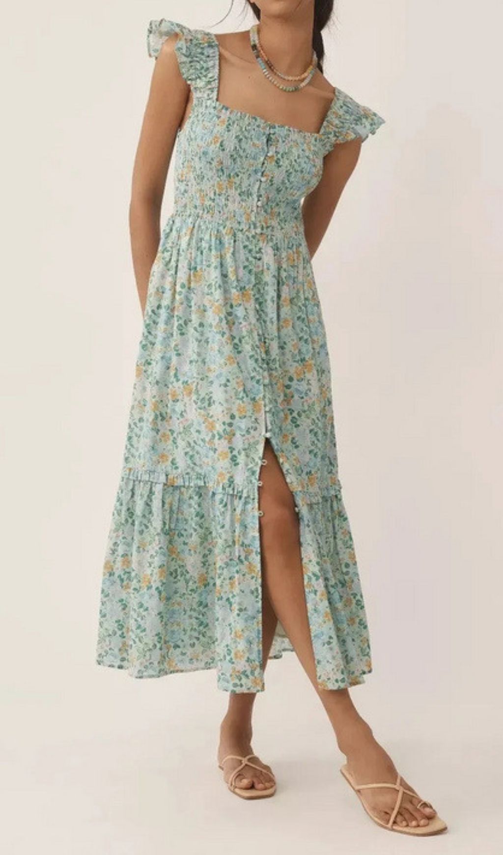 Fahari Floral Midi Dress