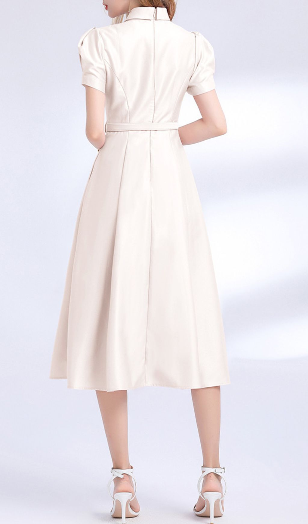 Funa Bow Tie Midi Dress