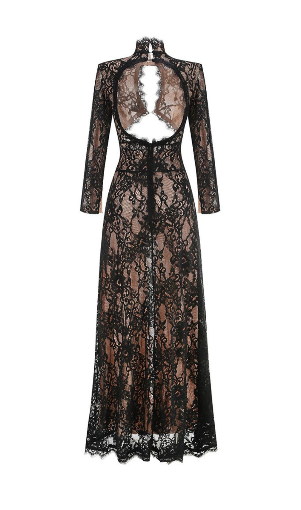 Faizah Lace Long Sleeve Maxi Dress