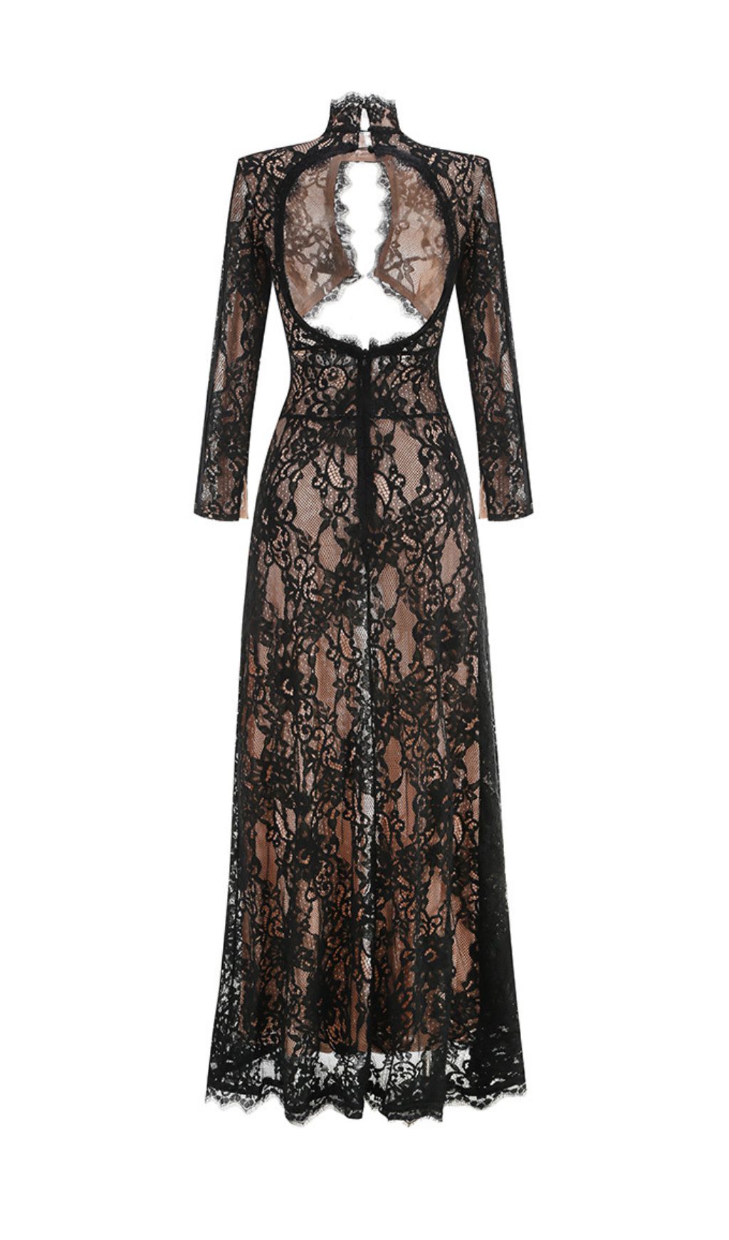 Faizah Lace Long Sleeve Maxi Dress