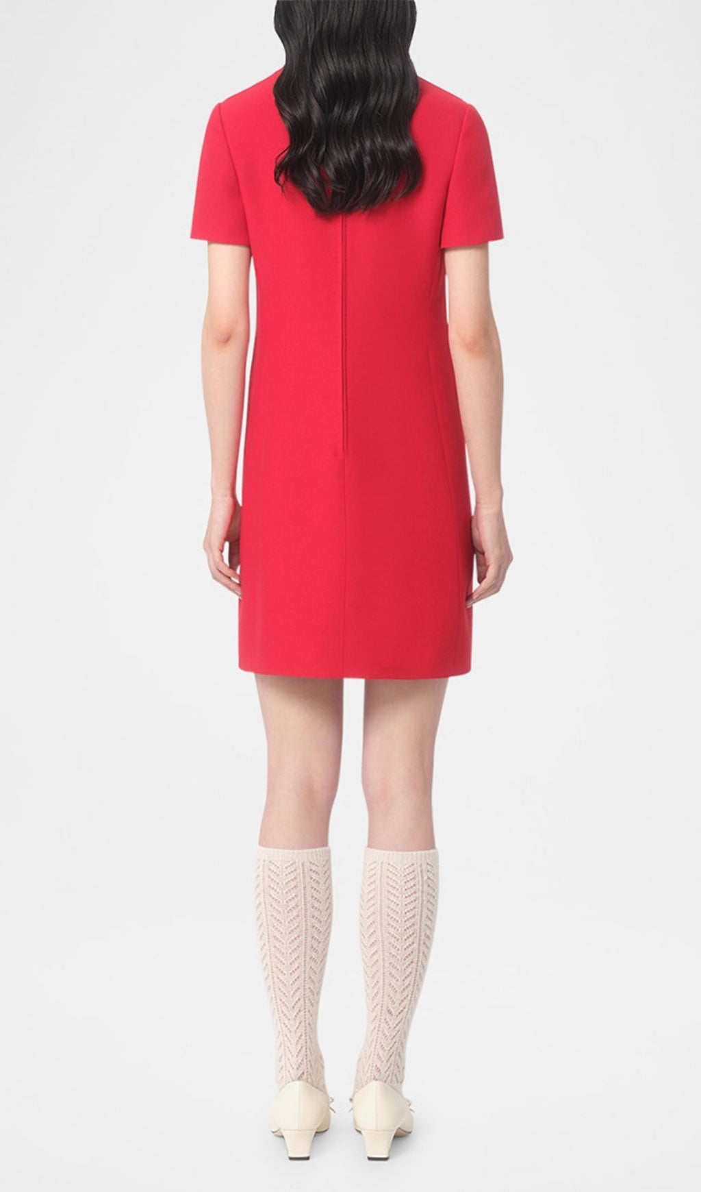 Crepe Couture Short Dress