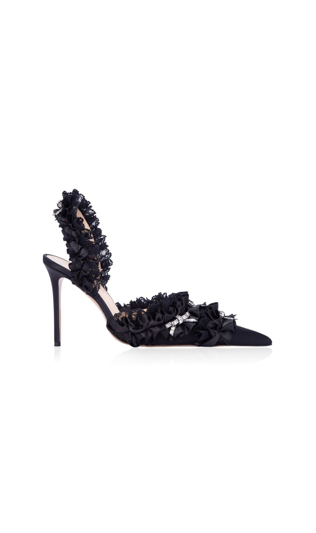 Silk Slingback Pumps
