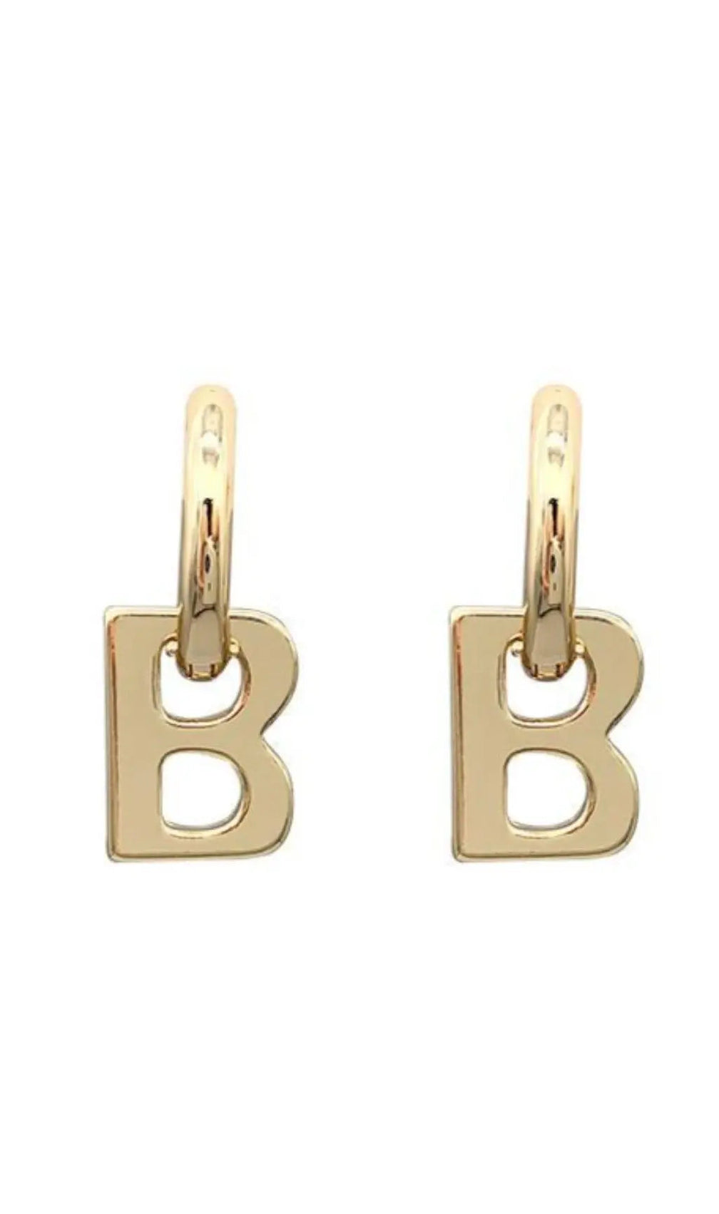Gold B Detachable Earrings