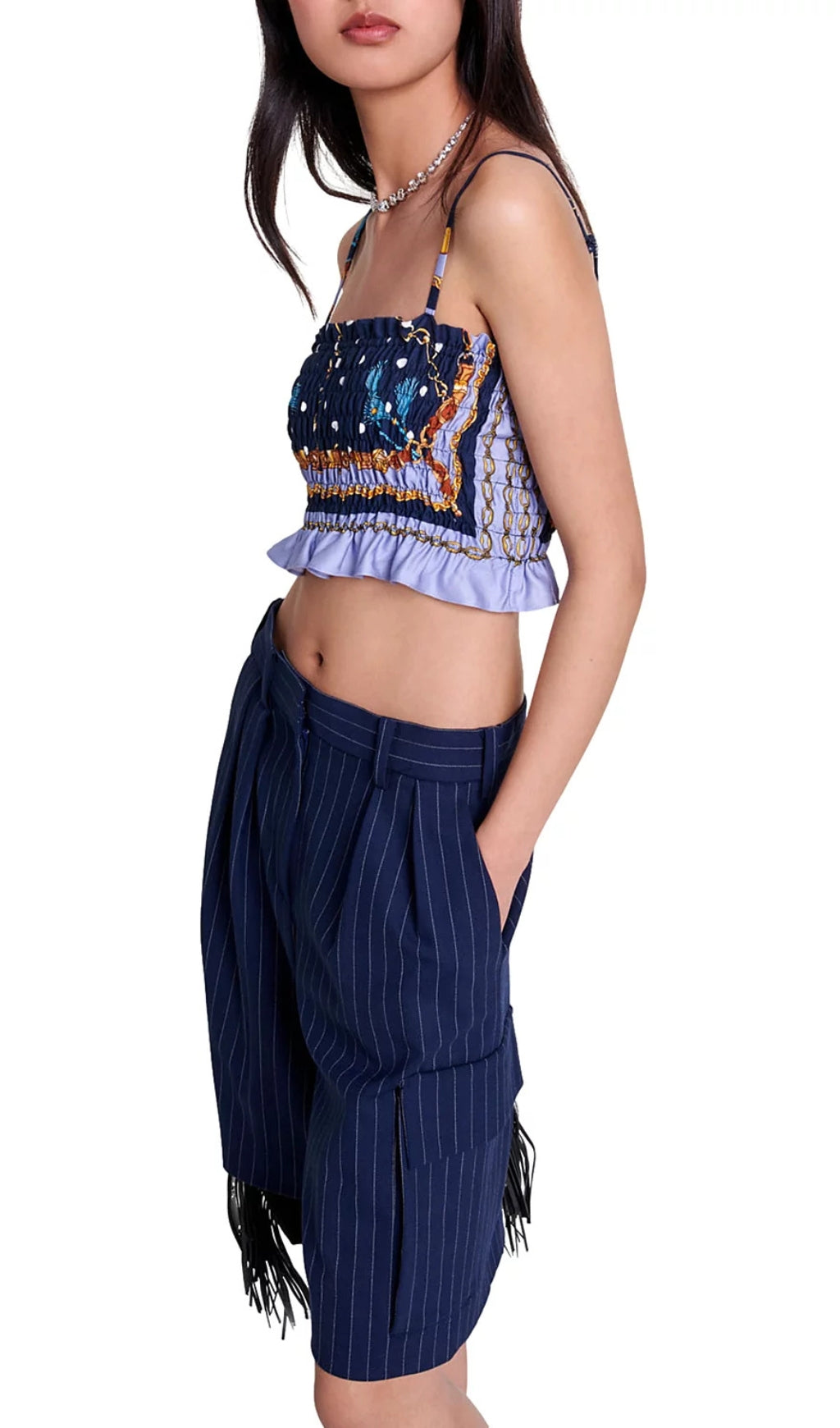 Lando Printed Crop Top