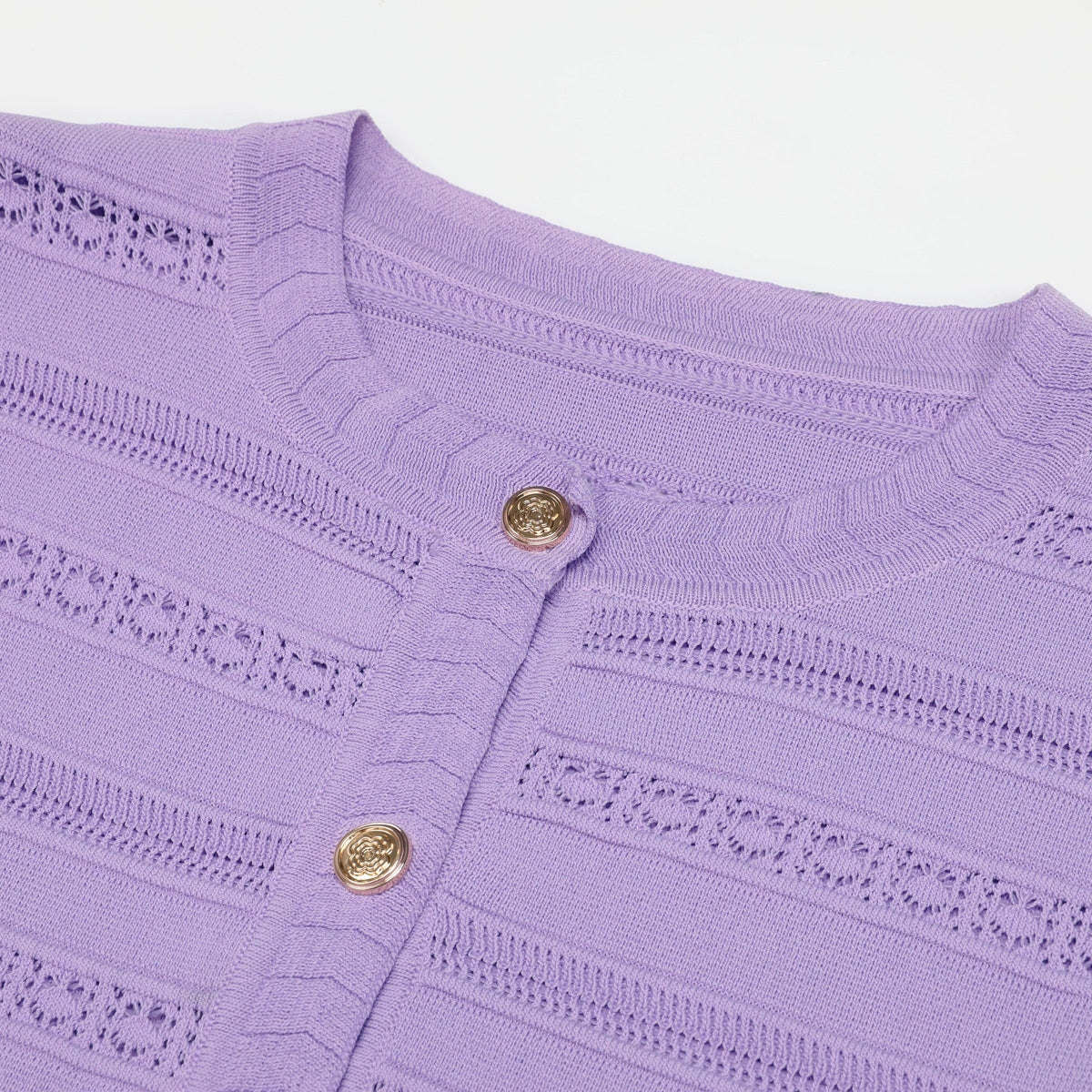 Kinsey Luxe Lavender Knit Cardigan & Midi Dress Set