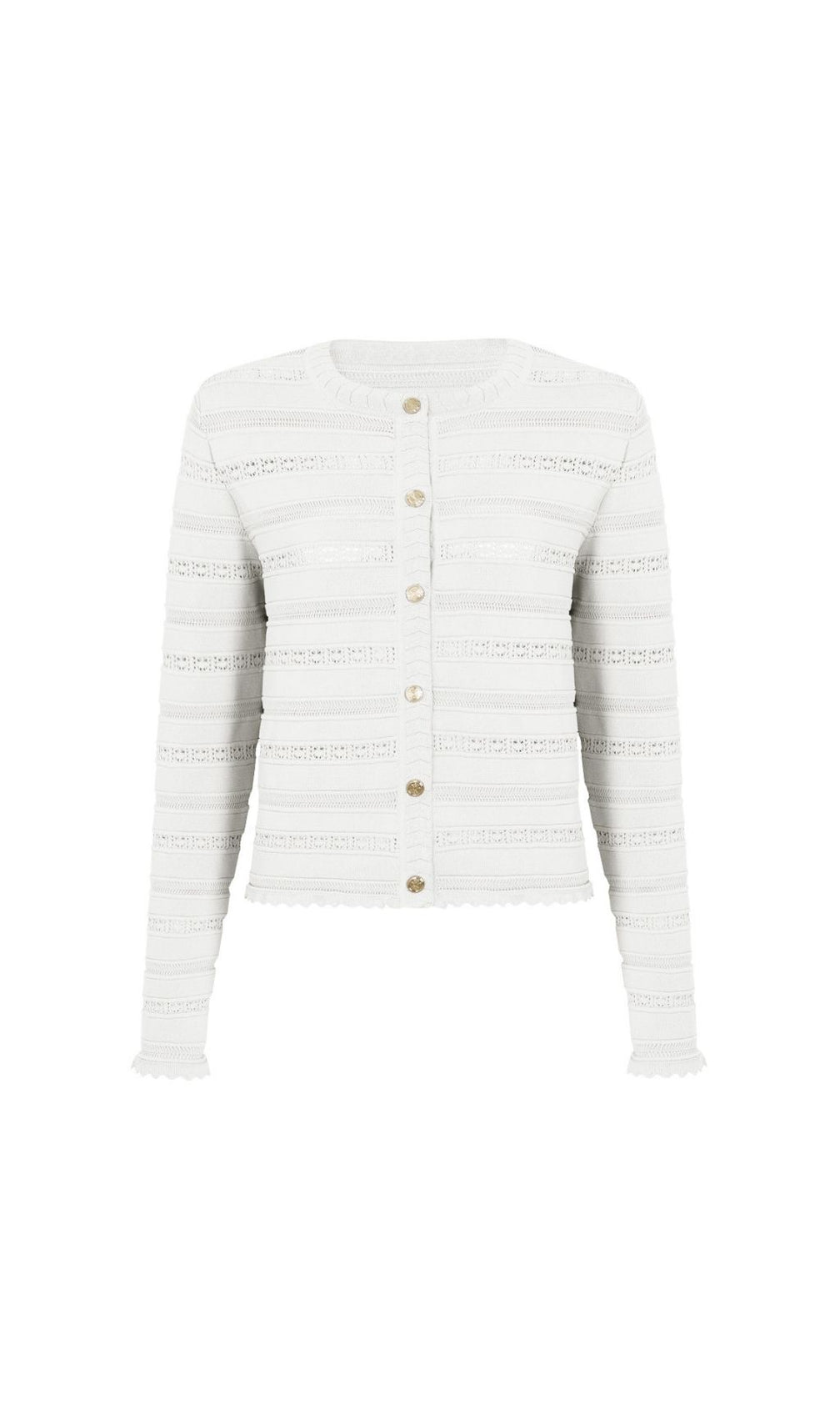 Kinsey White Knit Cardigan & Dress Set