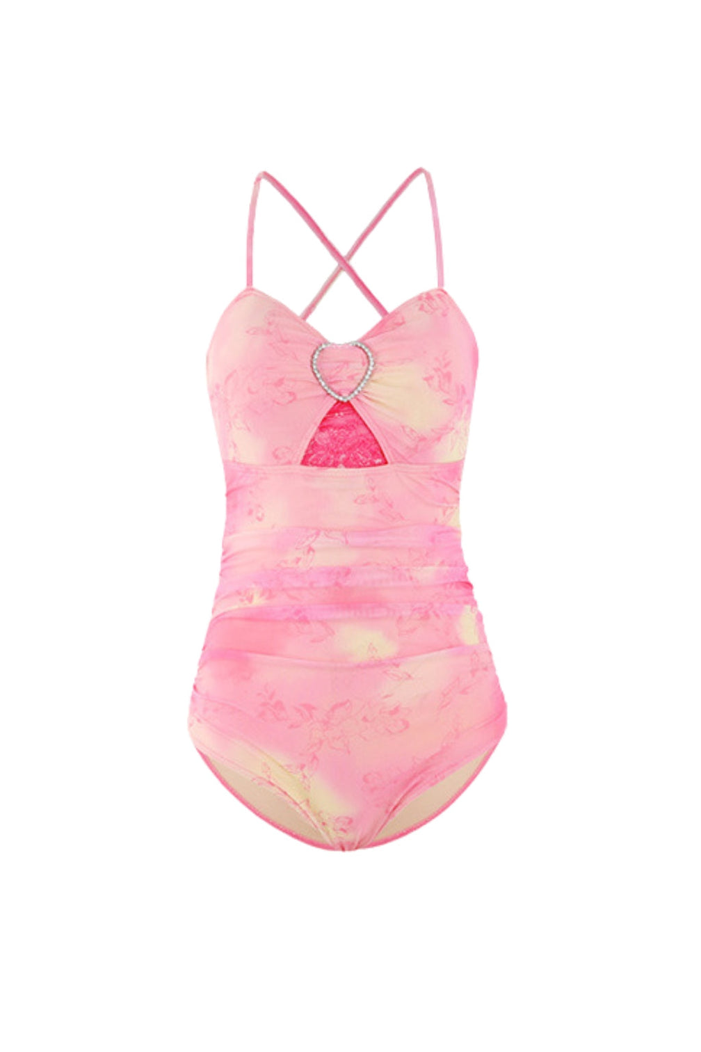 Duy Pink One-Piece Swimsuit