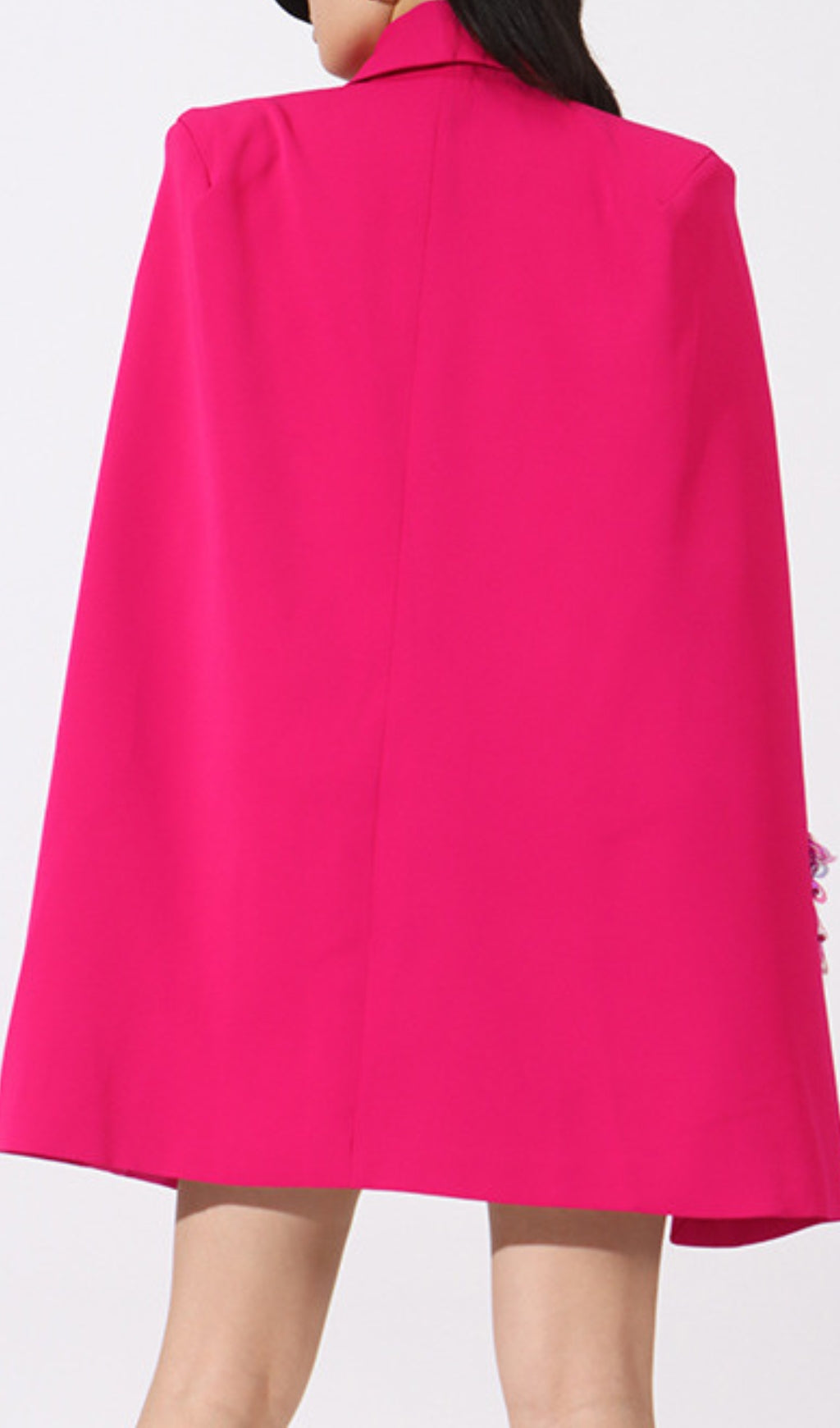 Dwojra Sequined Cape Blazer