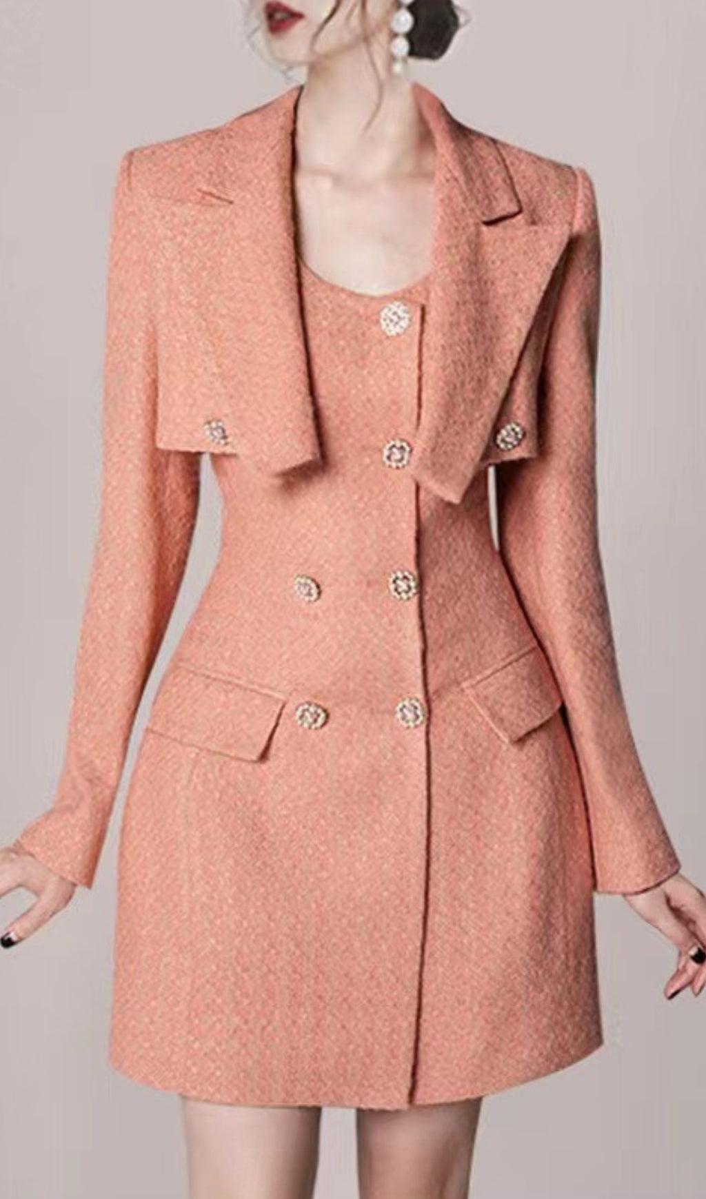 Aron Tweed Two-Piece Suit