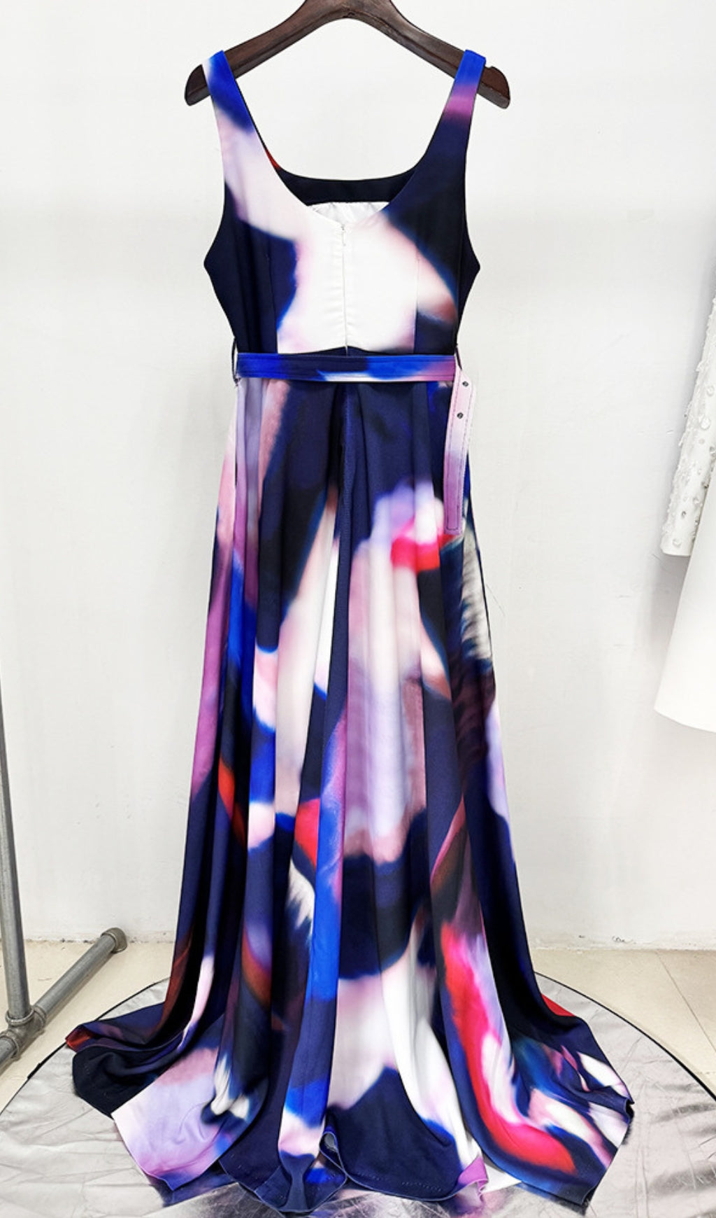 Denicia Printed Sleeveless Maxi Dress