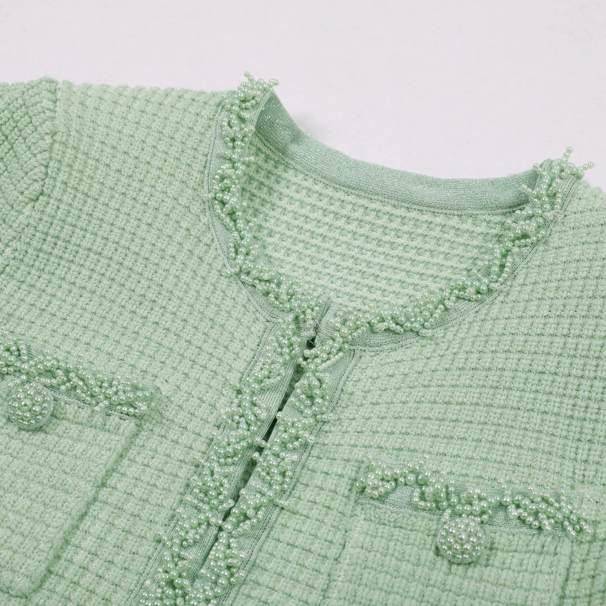 Emme Beaded Knit Mini Dress