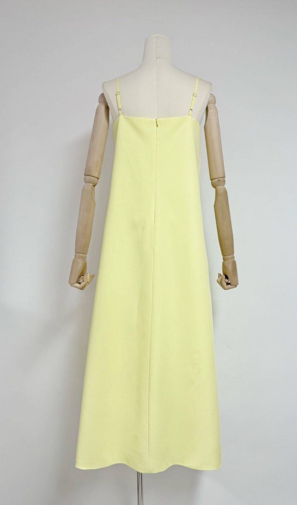 Erica Yellow 3D Floral Maxi Dress - Vibrant Strappy Gown for Women