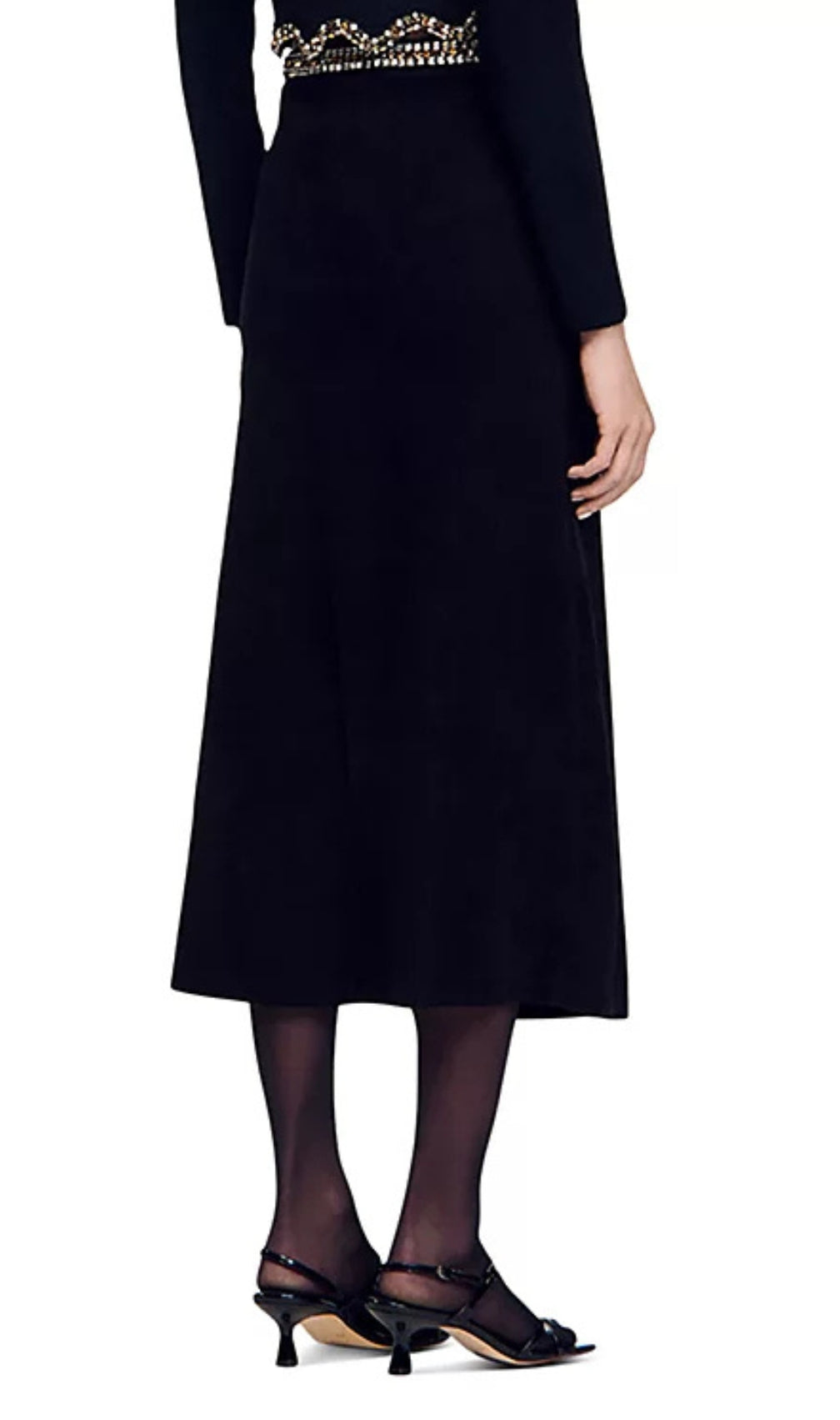 Mareve Beaded Midi Skirt