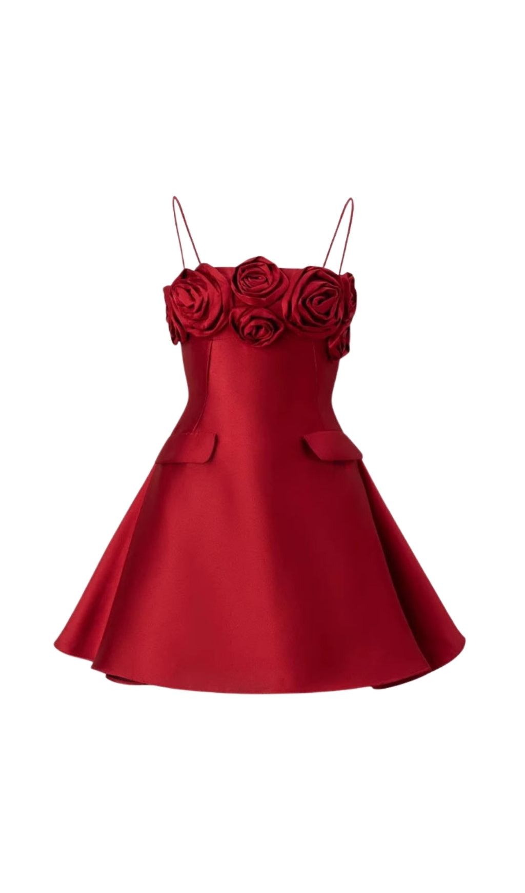 Emmie Red Flower Mini Dress