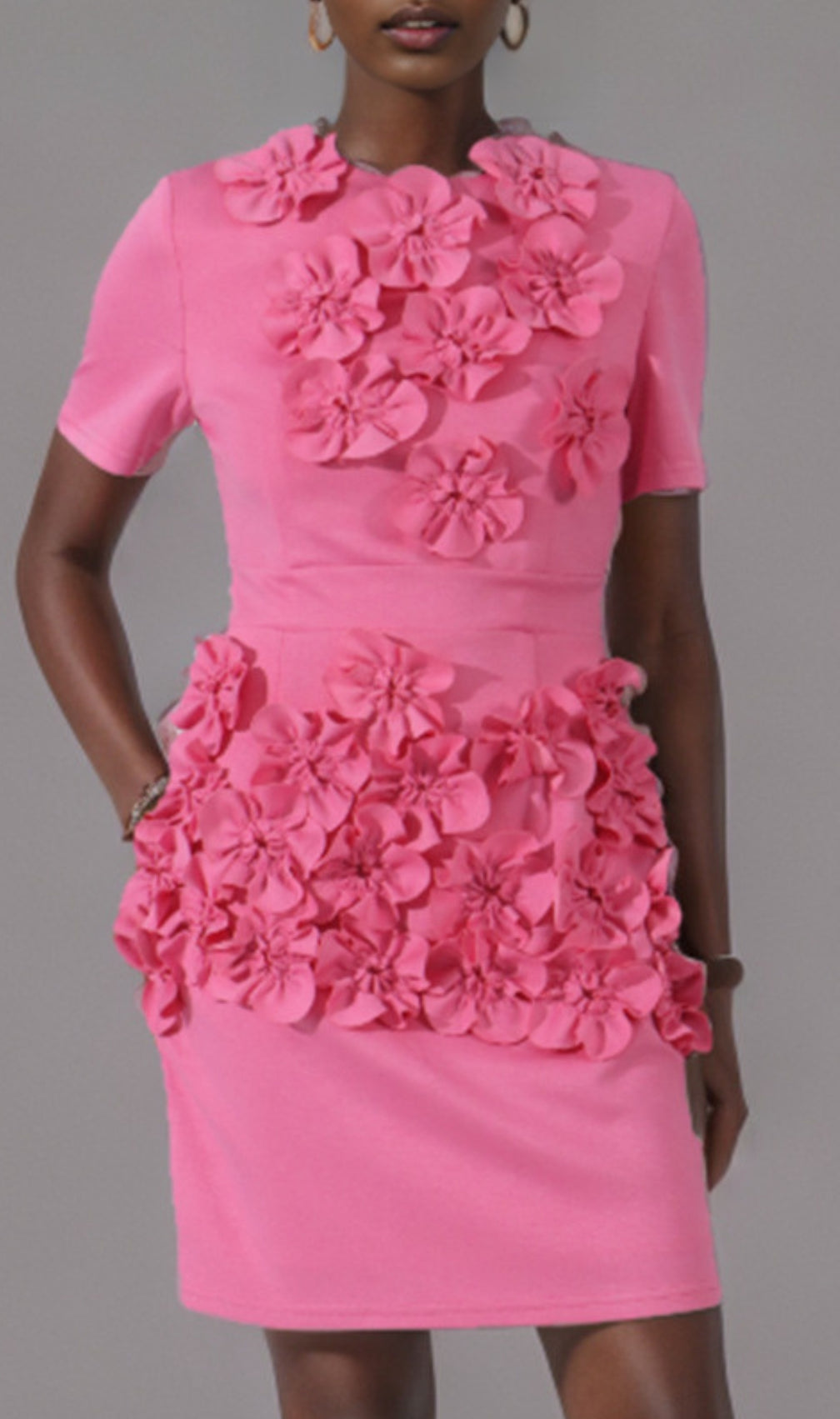 Desma Flower Mini Dress