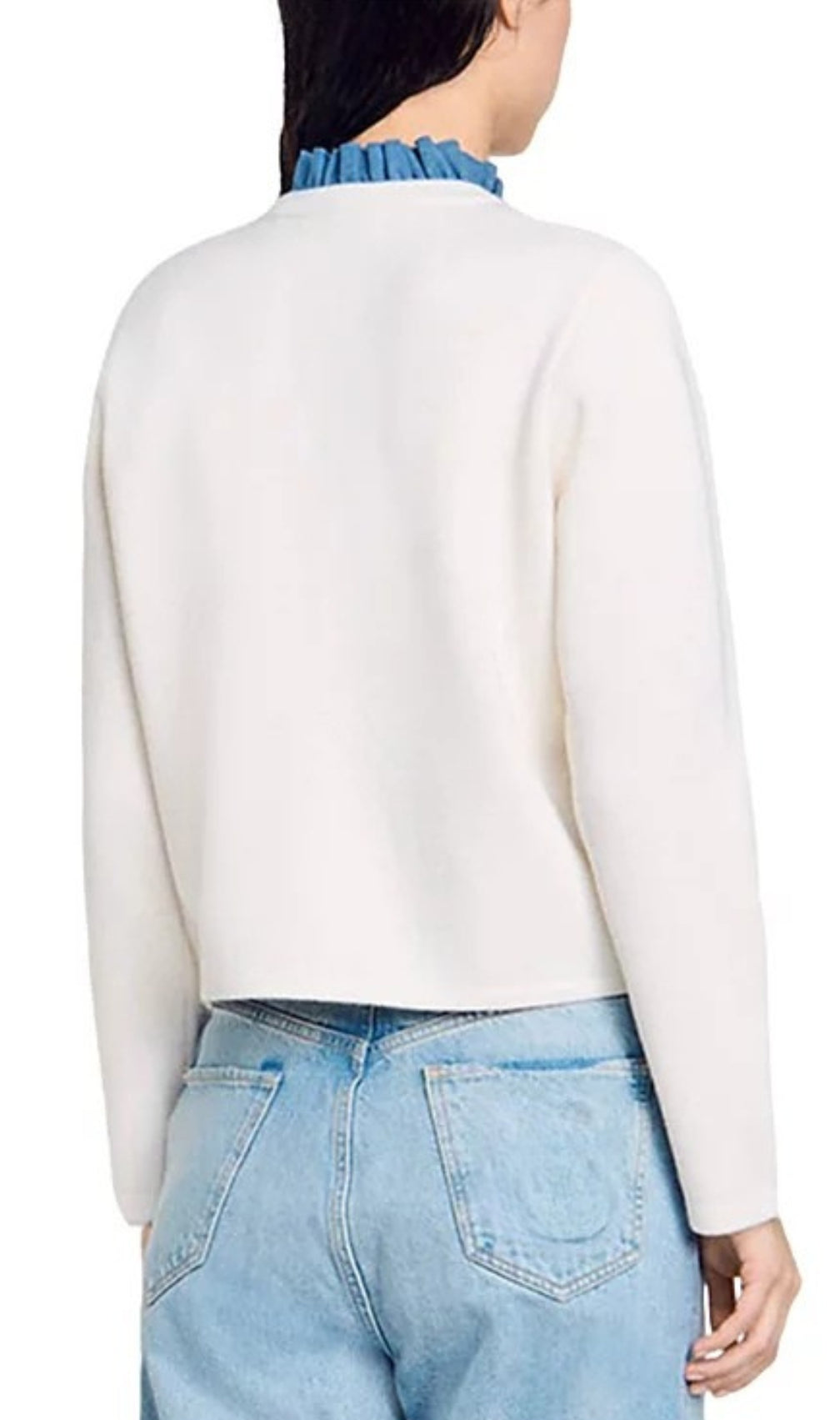Meunier White Cardigan