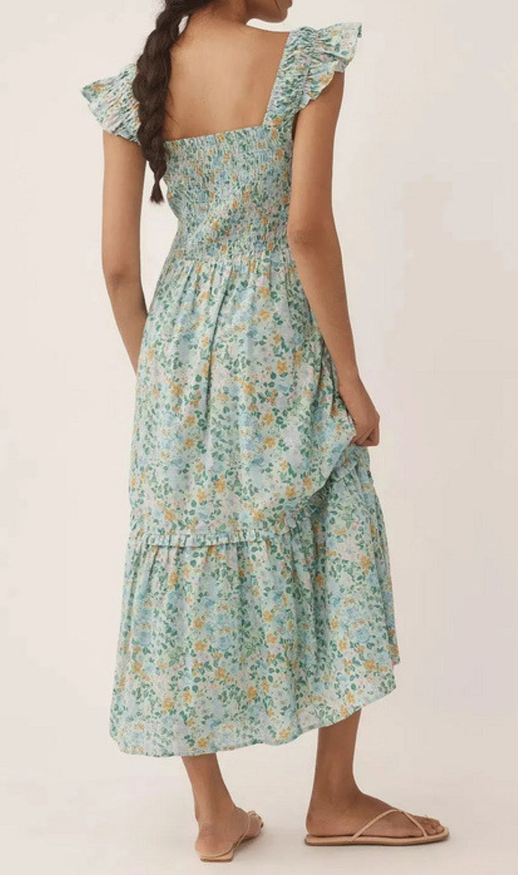 Fahari Floral Midi Dress
