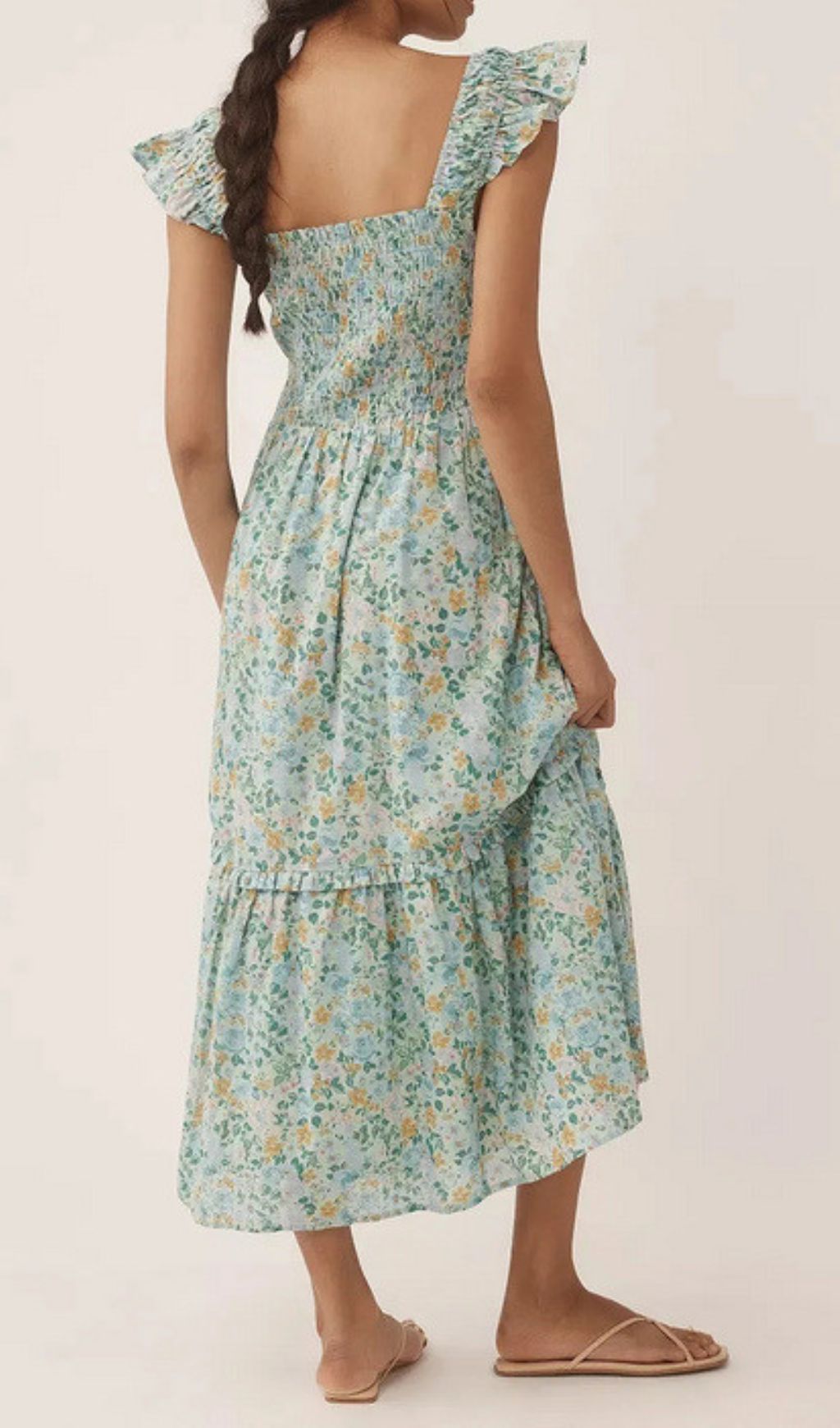 Fahari Floral Midi Dress
