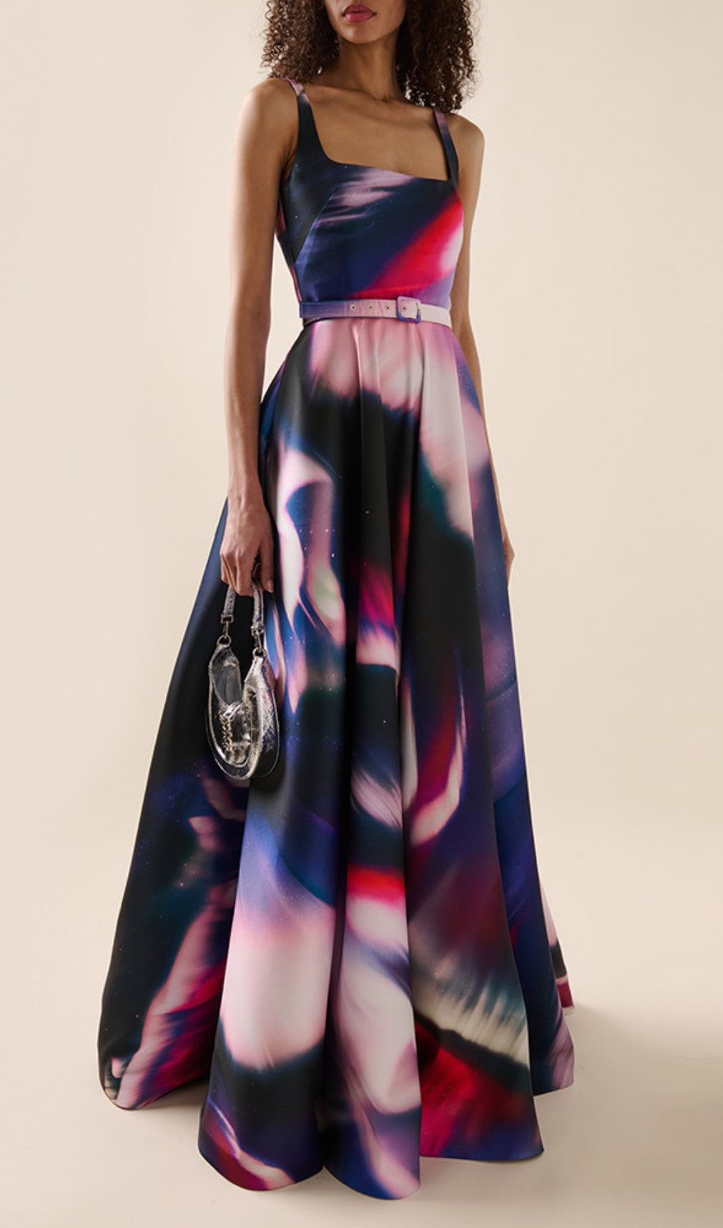 Denicia Printed Sleeveless Maxi Dress