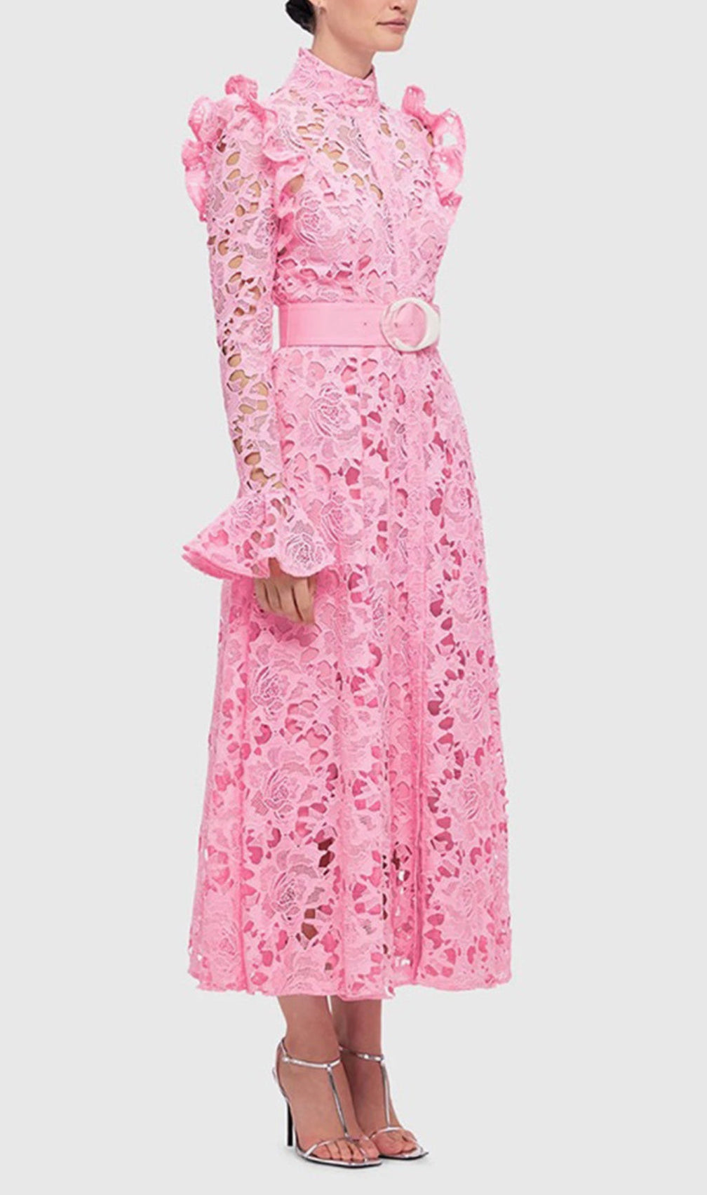 Alicia Lace Butterfly Sleeve Dress