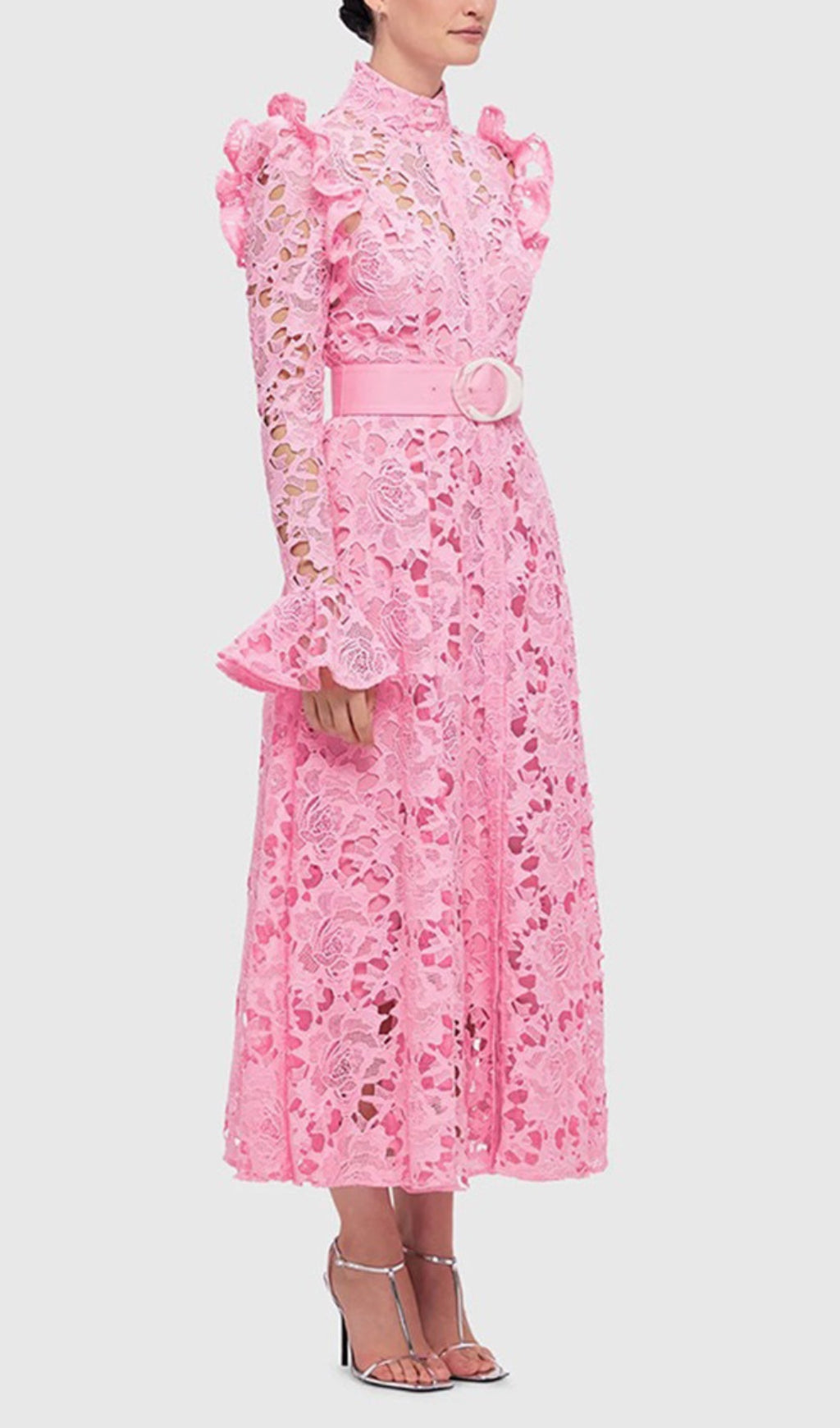 Alicia Lace Butterfly Sleeve Dress