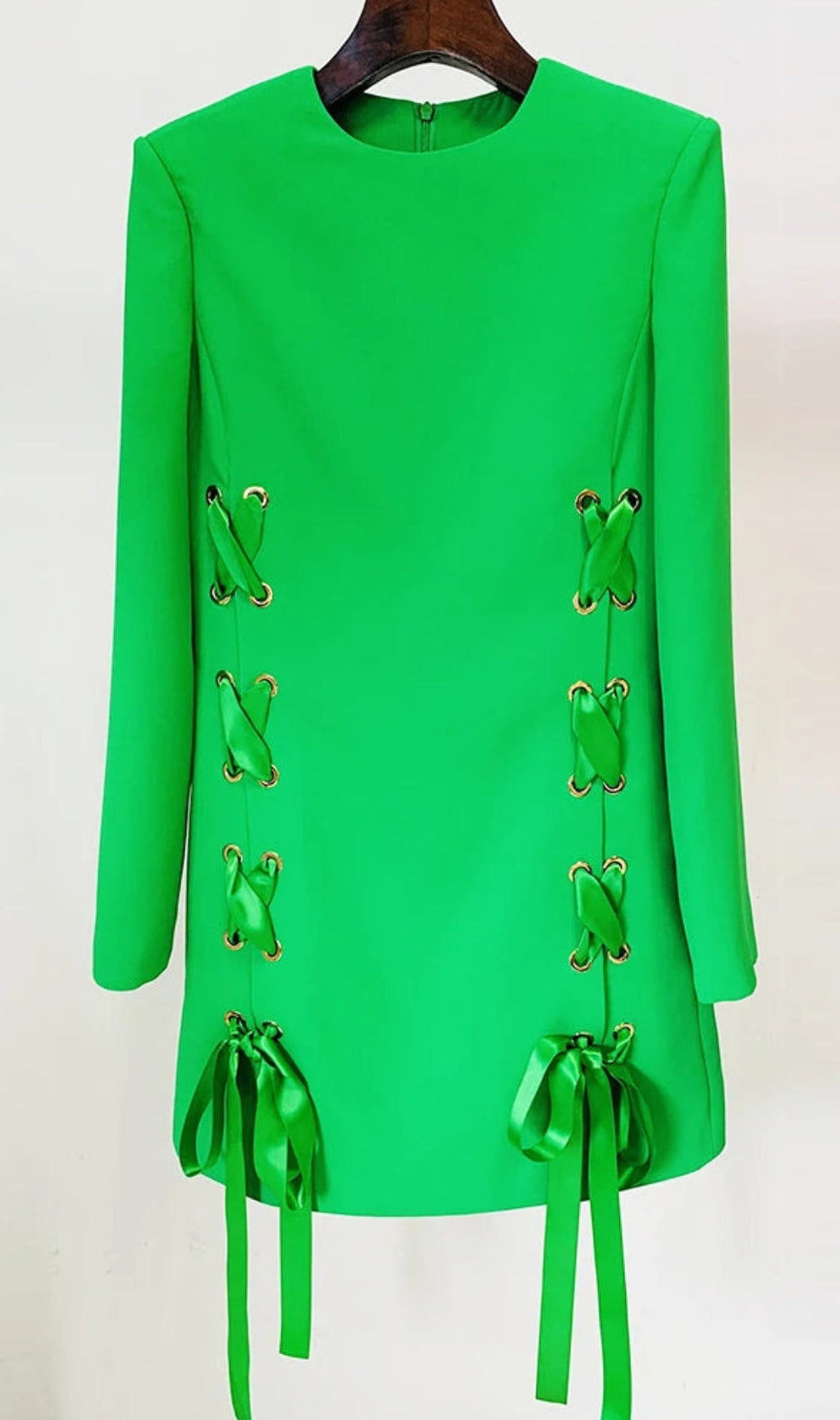 Aeron Contemporary Cross-Tie Mini Dress