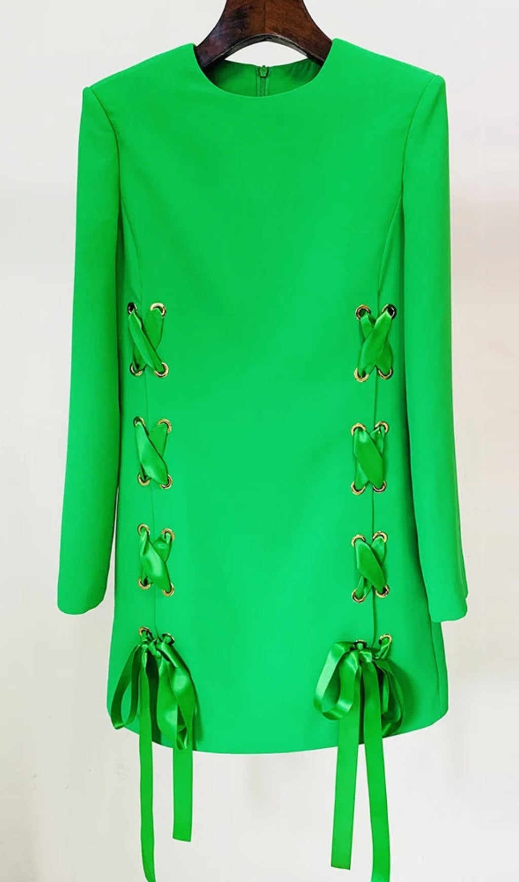 Aeron Contemporary Cross-Tie Mini Dress