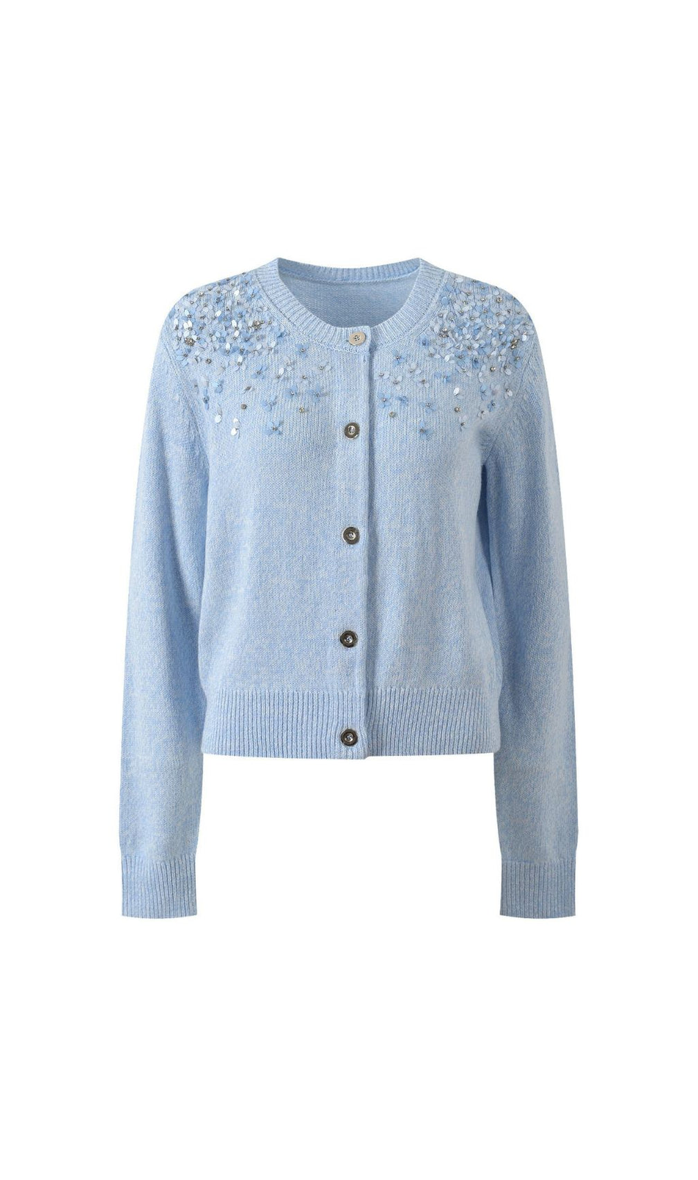 Heron Embellished Knit Cardigan