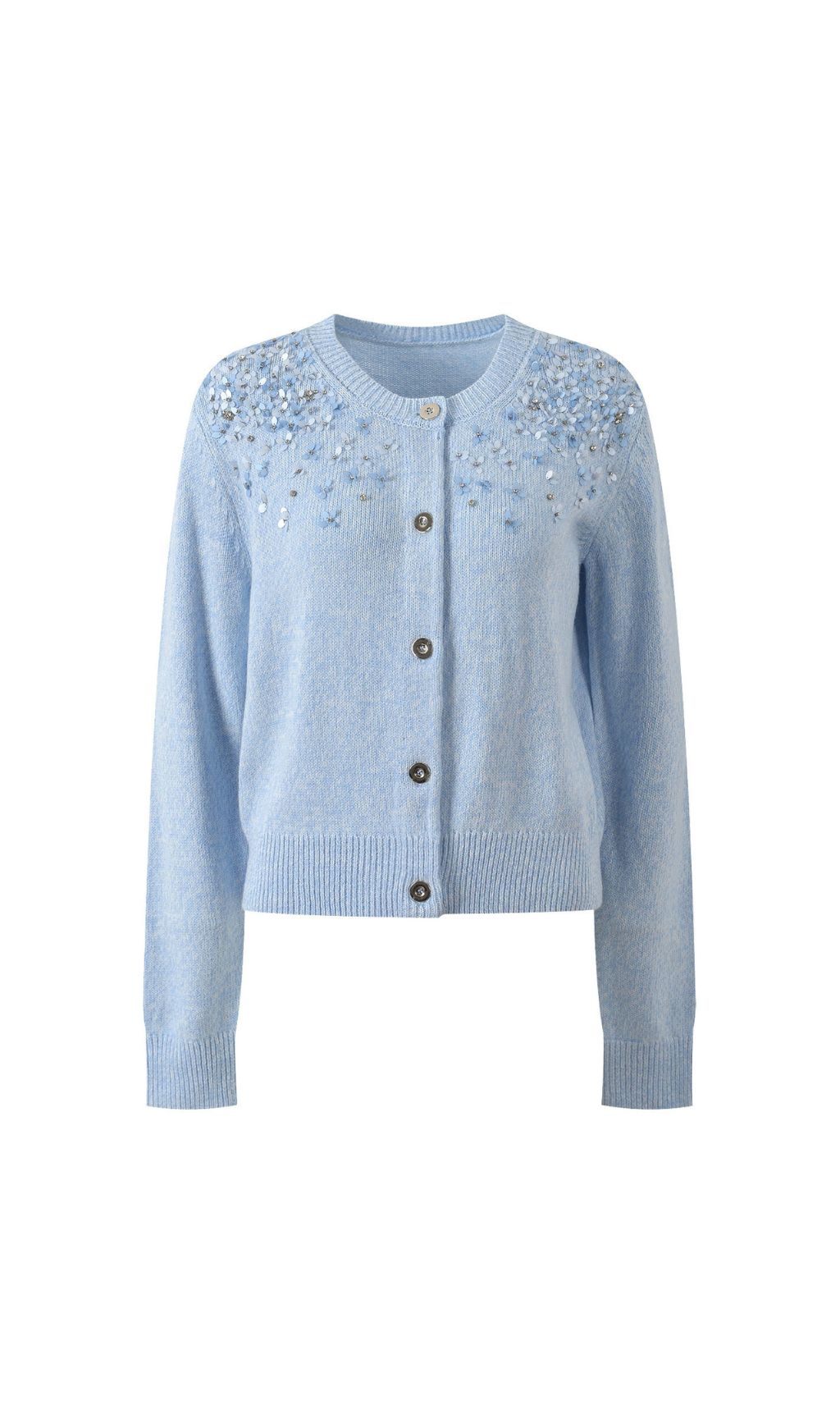 Heron Embellished Knit Cardigan