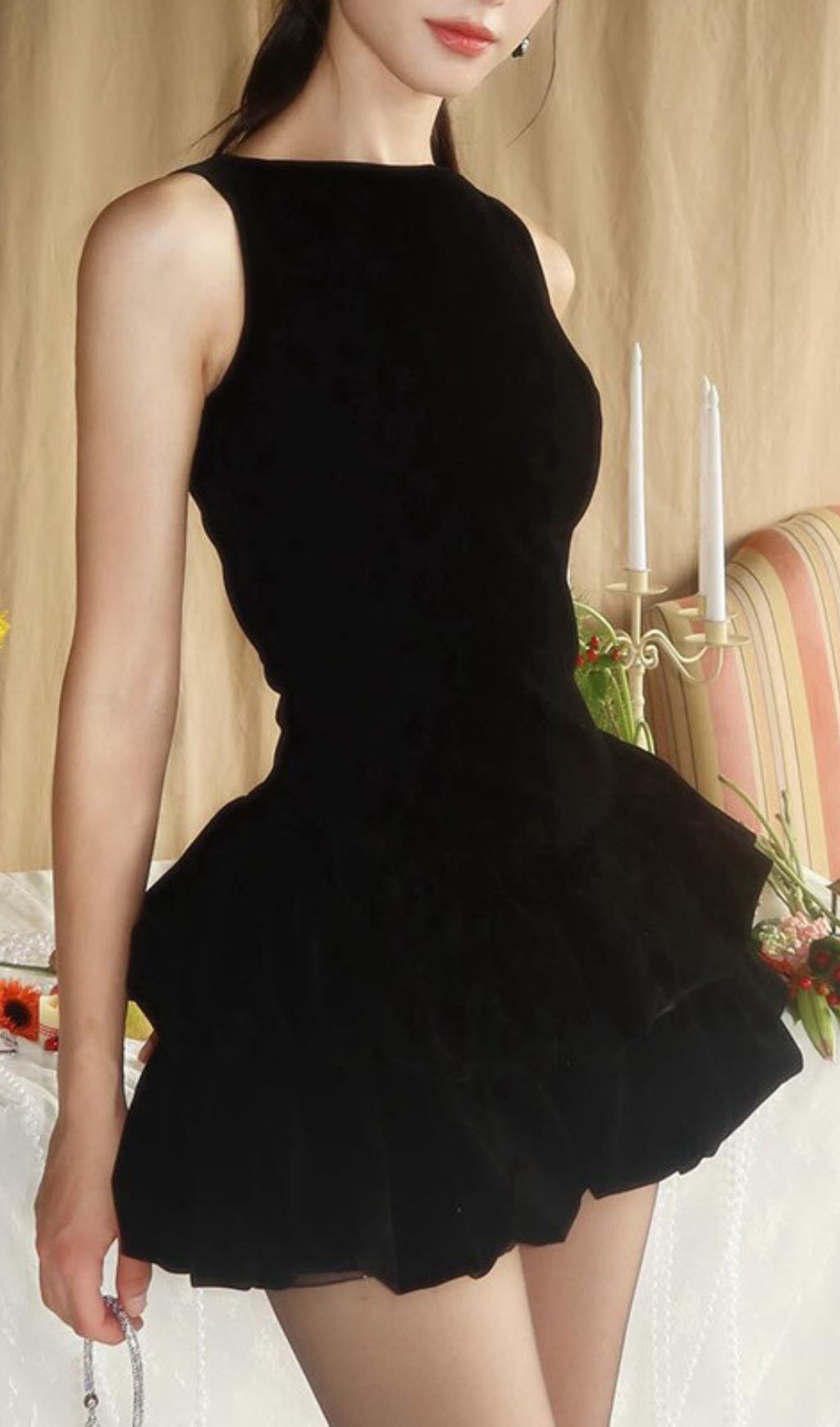 Hanae Sleeveless Mini Dress