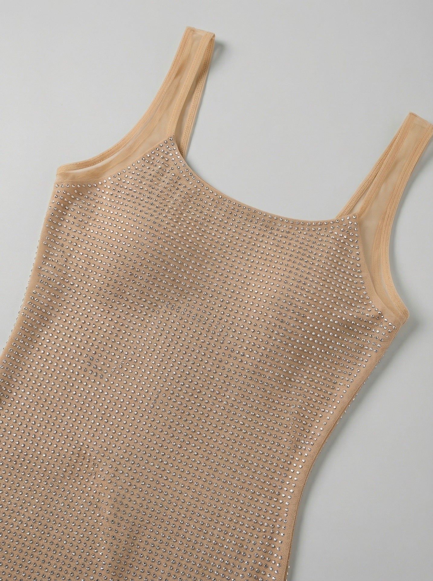 Jaysha Dazzling Rhinestone Backless Mini Dress | Sparkle & Slay