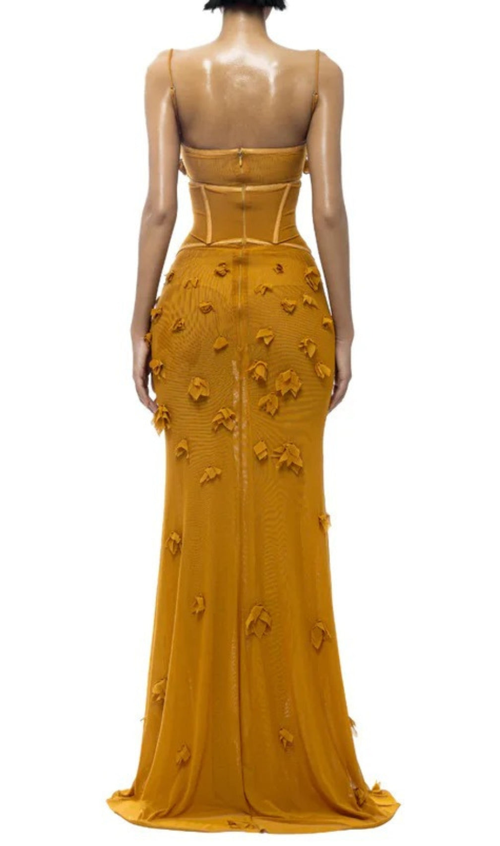 Carys Strappy Petal Maxi Dress