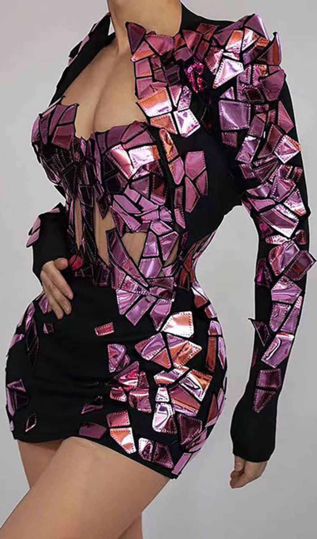 Fai Crop Top & Mini Dress Set